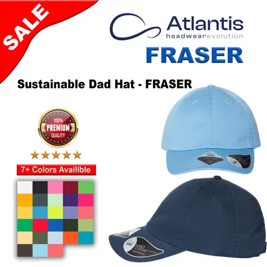 Atlantis Headwear&reg; Sustainable Dad Hat Pink {2}