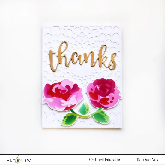 Radial Circles Cover Die {3}