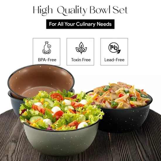 American Atelier Cereal Bowls Set of 4, 19-Ounce Microwave, and Dishwasher Safe {2}