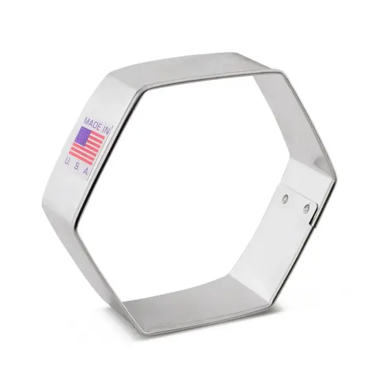 Ann Clark Hexagon Cookie Cutter, 3.75 inch 3.75" {4}