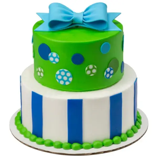 Pastel Assortment Gum Paste Bows cake toppers {3}