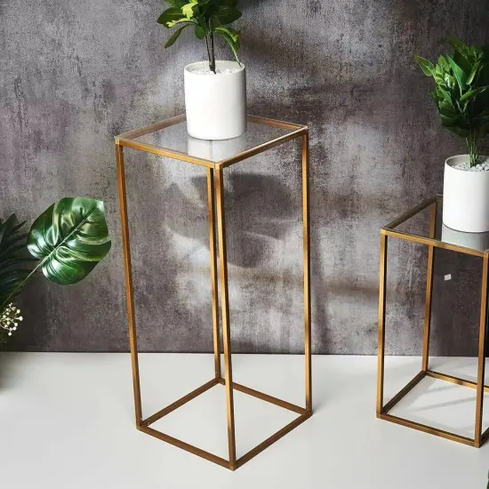 2 CLEAR 10" PLEXIGLASS SHEETS Square Acrylic Sign Boards {4}