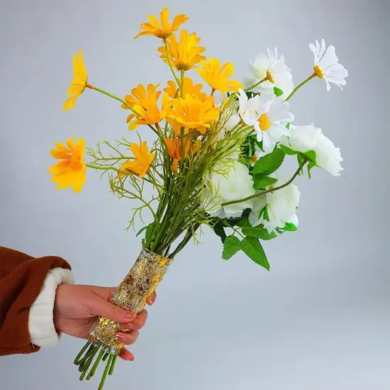 Metallic Mesh Polyester Table Runner {3}