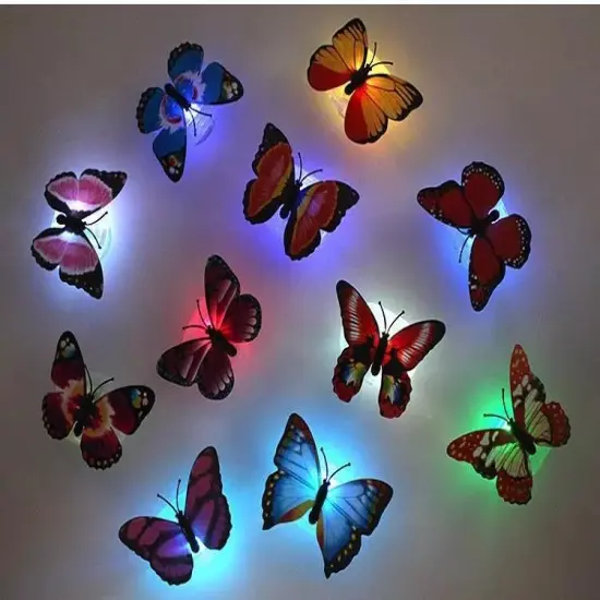 12 PCS LED Light up Butterflies {3}