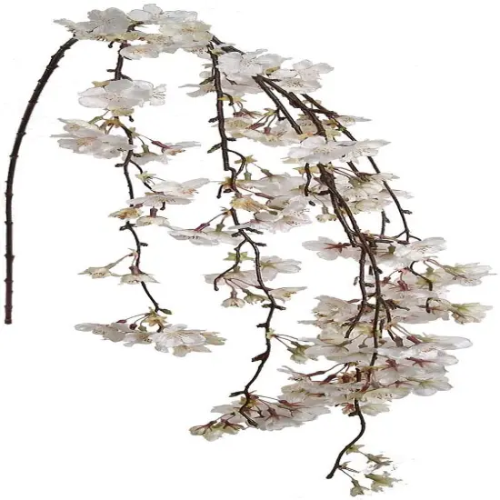 Elegant Floral Charm 60-Inch Hanging Cherry Blossom - Beautiful Artificial Flower Garland for Home and Event Decorations - Enhance Your Space with Captivating Blossoms, Floral Home by Artificial Flowers {1}