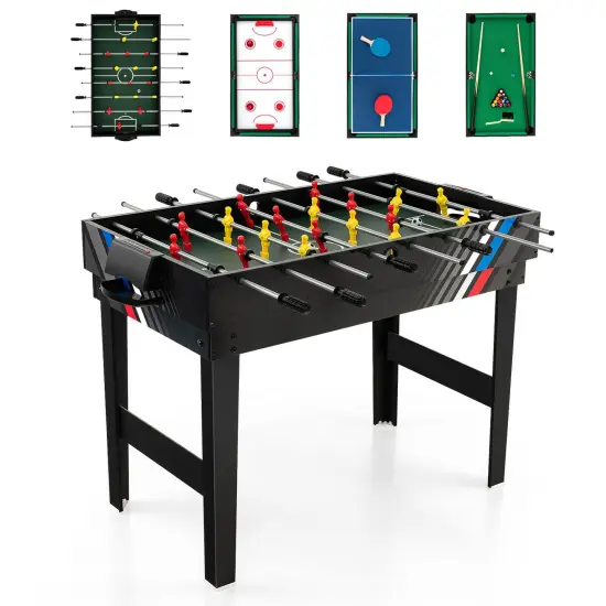 4-in-1 Multi Game Table With Pool Billiards {4}