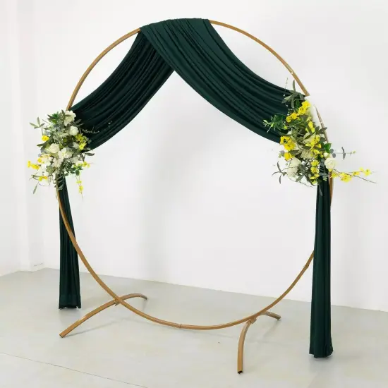 18 ft HUNTER GREEN 4-Way Stretch Spandex Divider Backdrop {1}