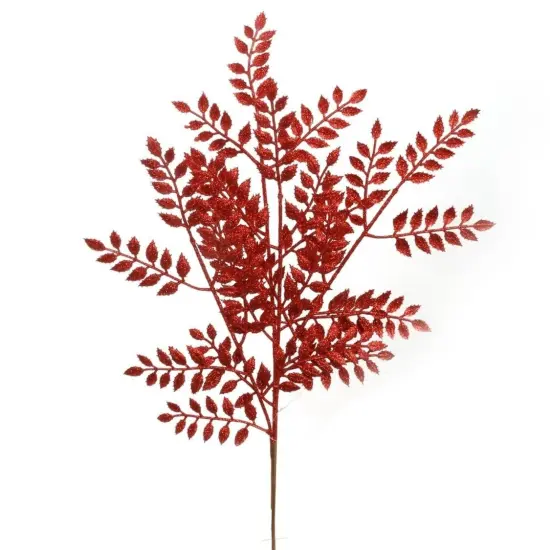 23" Red Glitter Ash Spray - Set of 48, Vibrant Holiday Accents, Ideal for Christmas Decor & Floral Arrangements - Perfect for Home, Office - 2024 Christmas Collection, Floral Home by Artificial Flowers {1}