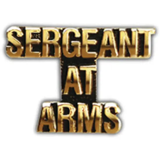 Sergeant At Arms Pin 1" {1}