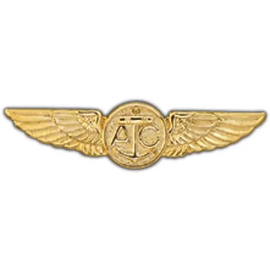 U.S. Navy Aircrew Pin Gold Plated 2 3/4" {1}