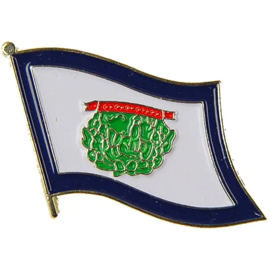 West Virginia Flag Pin 1" {1}