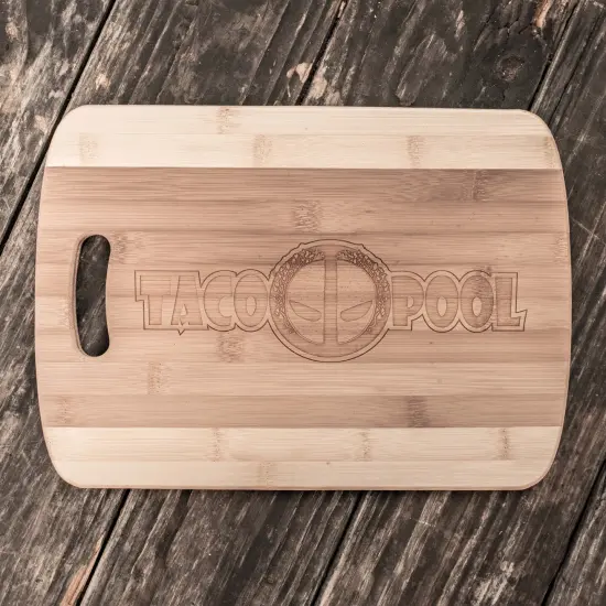 Tacopool - Cutting Board 14''x9.5''x.5'' Bamboo {1}