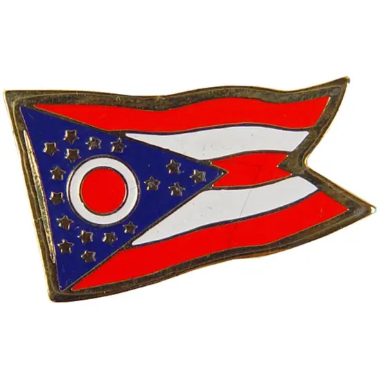 Ohio Flag Pin 1" {1}