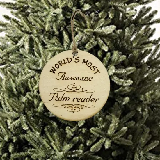 Worlds most Awesome Palm Reader - Ornament {2}