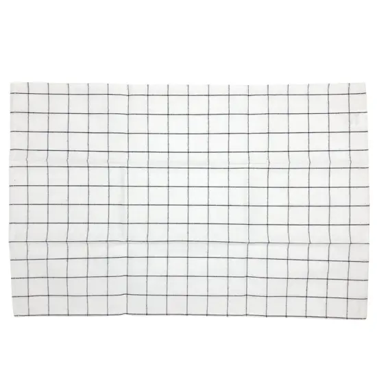 Wrapables&reg; 100% Cotton Kitchen Dish Towels (Set of 3) Black {3}