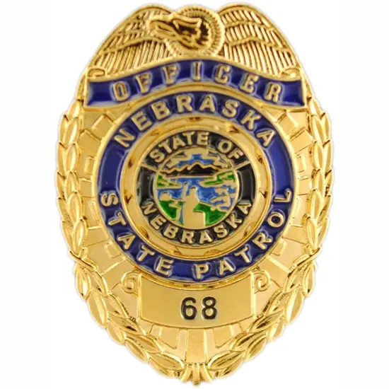Nebraska State Police Badge Pin 1" {1}