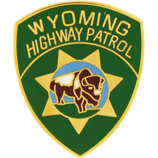 Wyoming Highway Patrol Pin 1" {1}