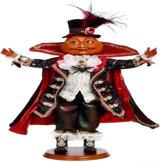 Mark Roberts Mark Roberts Halloween Mr. Pumpkin Head Collectible Figurine, Small - 20" Red {1}
