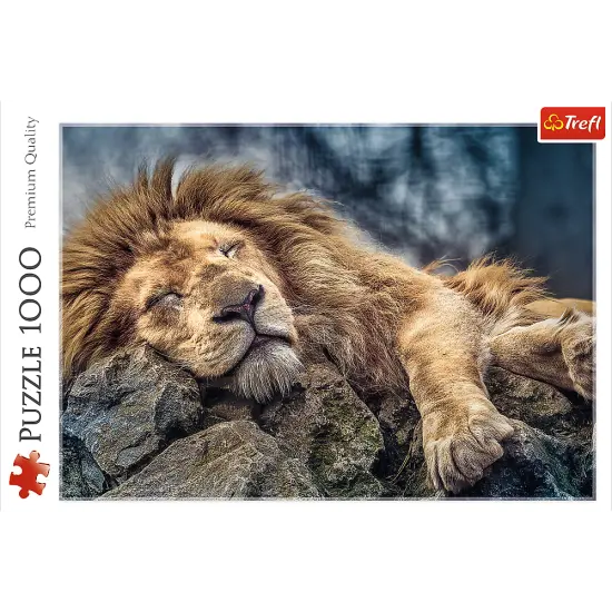 1000 Piece Jigsaw Puzzles, Sleeping Lion, Wild Animal Puzzle, Big Cats Puzzle, Adult Puzzles, Trefl 10447 {3}