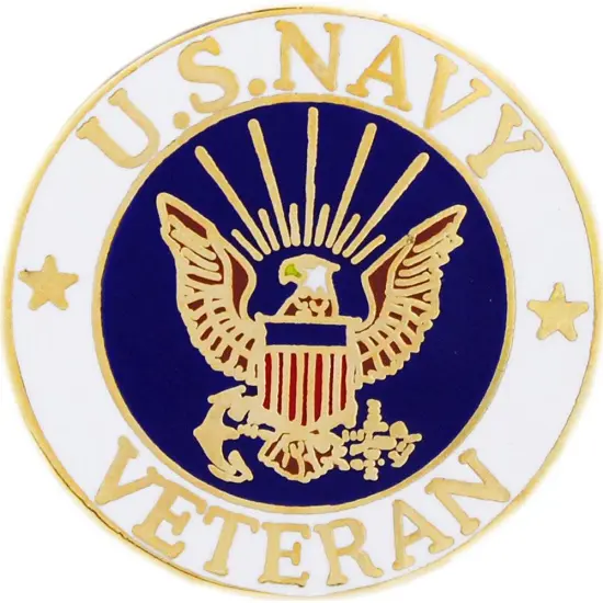 U.S. Navy Veteran Pin 1" {1}