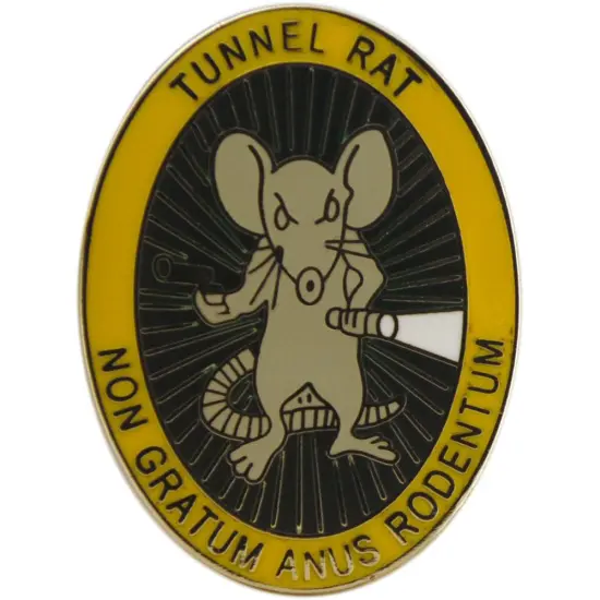 Vietnam Tunnel Rat Pin 1" {1}