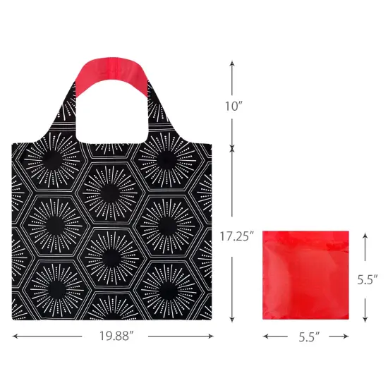 Wrapables AllyBag Collection Reusable Shopping Bag Starburst {2}