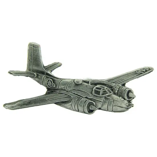 A-26 Invader Airplane Pin Pewter 1 1/2" {1}