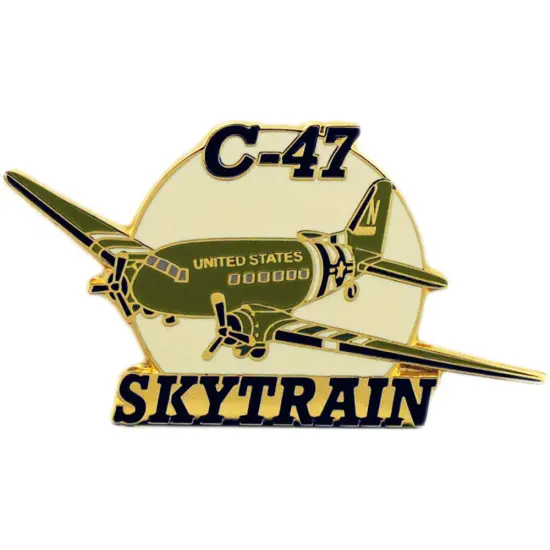 C-47 Airplane Pin 1 1/2" {1}