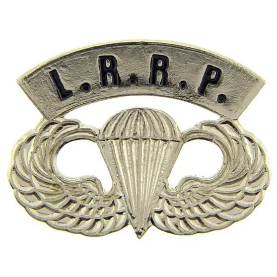 EagleEmblems P62816 Wing-Army,para,L.R.R.P. (Silver) (1.25'') {1}