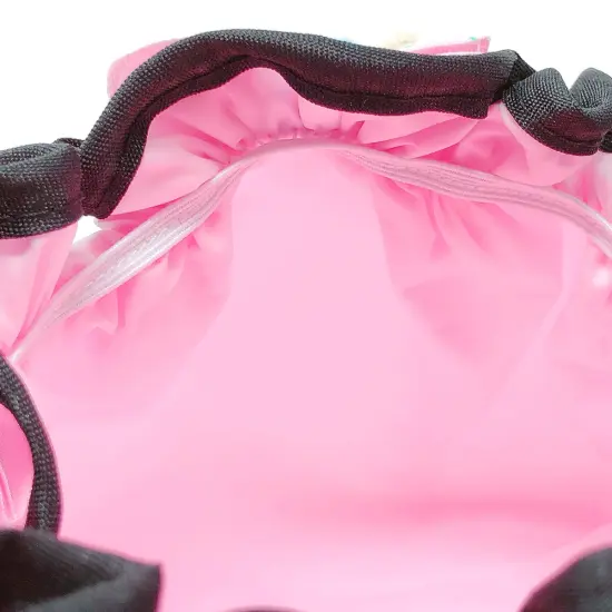 Wrapables Fun and Novelty Double Layer Waterproof Shower Caps for Kids (Set of 2) Precious Bow {6}