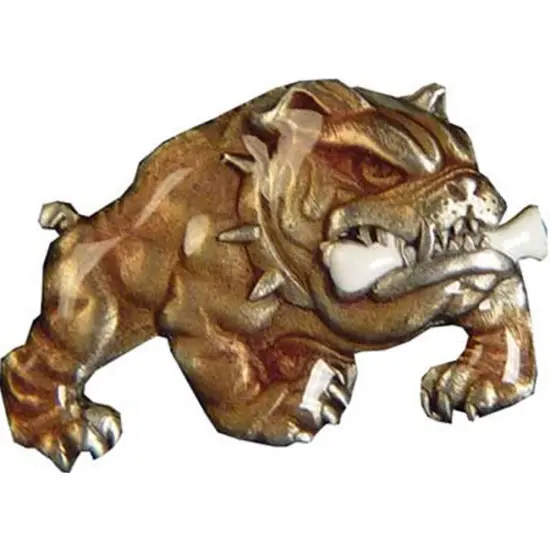 Bulldog Pin Brown 1" {1}