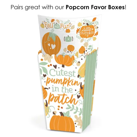 Big Dot of Happiness Little Pumpkin - Fall Birthday or Baby Shower Party Favor Sticker Set - 12 Sheets - 120 Stickers {7}