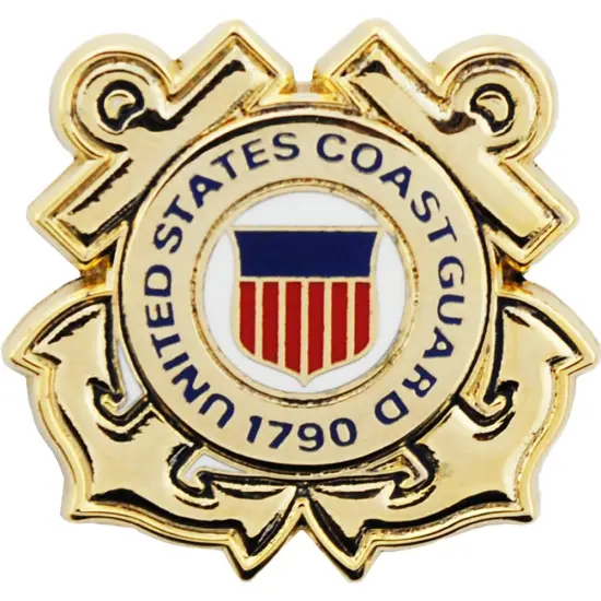 U.S. Coast Guard Emblem Pin 7/8" {1}