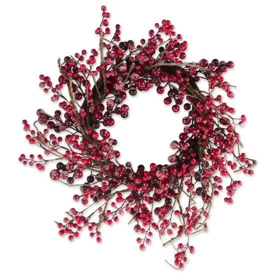 DII Frosted Berries Wreath {1}