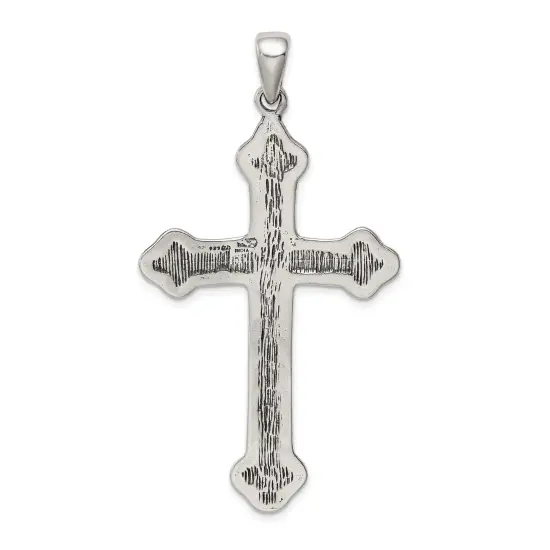 Sterling Silver Cross Pendant Jewerly 114.8mm x 61.8mm {3}
