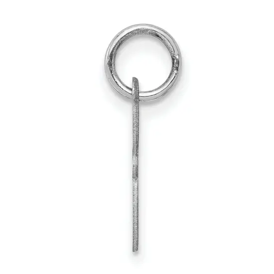 Sterling Silver Small Script Initial Letter G Charm Jewerly 16mm x 8mm {3}