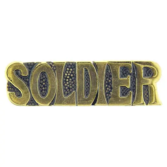 EagleEmblems P12489 PIN-Army,SCR,Soldier (1'') {1}