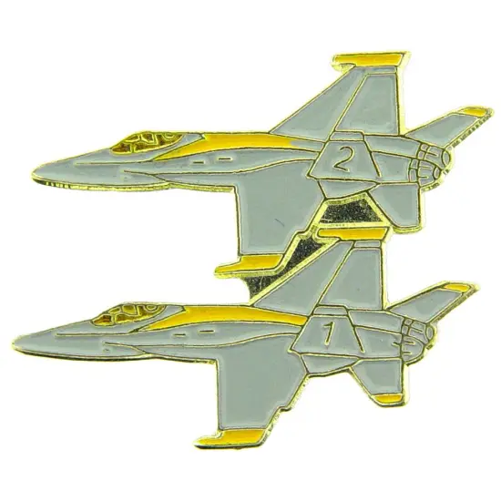 EagleEmblems P13012 PIN-T/B,F-016 FGT.Falcon 2 Jets (2'') {1}