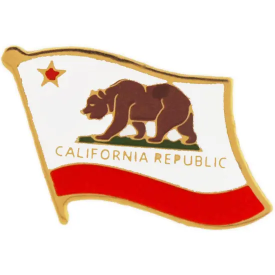 California Flag Pin 1" {1}
