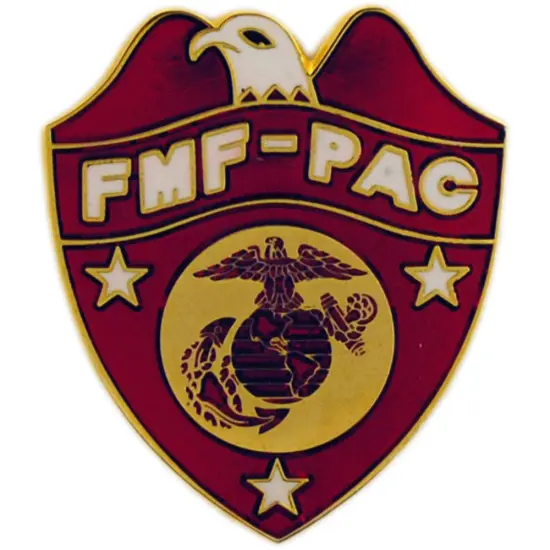 EagleEmblems P12617 PIN-USMC,FMF-PAC (1'') {1}