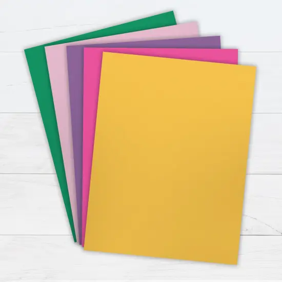 Printworks Floral Cardstock, Includes Fuchsia, Goldenrod, Purple, Pink, and Green Cardstock, 8 ½” x 11”, 200 Sheets (00602) {2}
