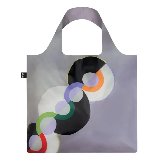 LOQI Museum Reusable Shopping Bag, One Size, Robert Delaunay's Endless Rhythm {1}