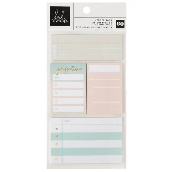 Heidi Swapp Set Sail Ledger Tag Sticky Notes-60/Pkg {1}