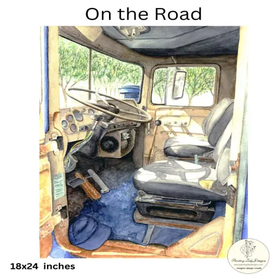 On the Road -Paper for Decoupage Crafting and Multi Media Art {1}