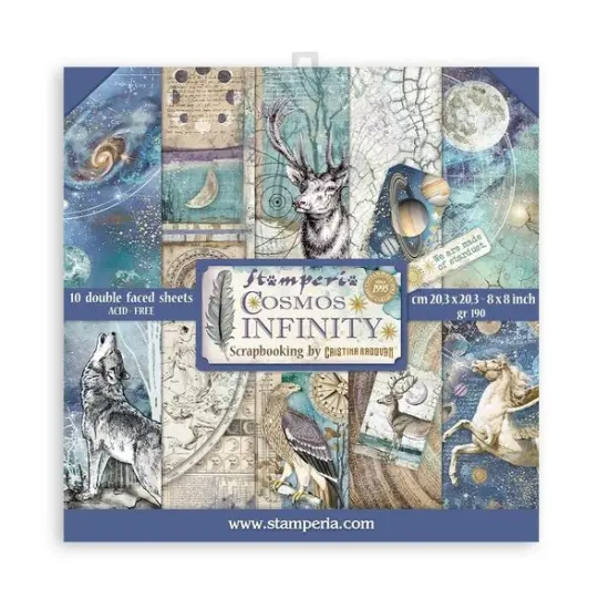 Stamperia Cosmos Infinity 8x8 Paper Pack {1}