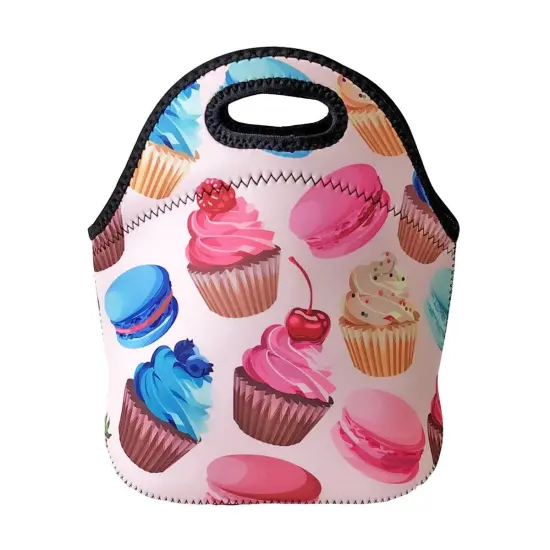 Wrapables Insulated Neoprene Lunch Bag Happy Puppy {8}