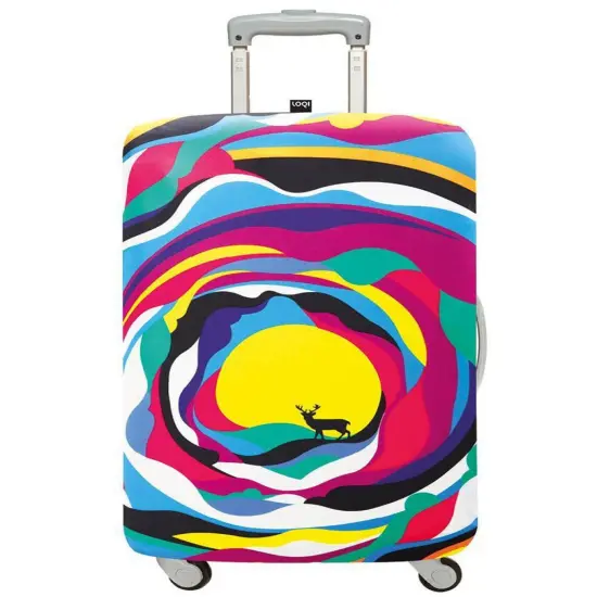 LOQI Artists Steven Wilson Luggage Cover M, Psychedelic, M {1}
