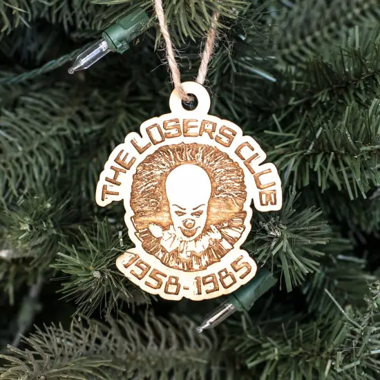 Ornament - The Losers Club - Raw Wood 3x3in {1}