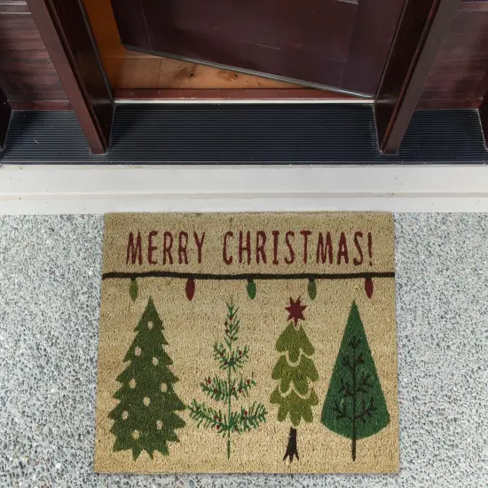 DII Merry Christmas Trees Doormat {2}