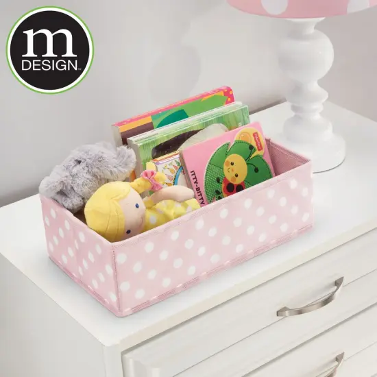 mDesign Fabric Baby Nursery Drawer Organizer Bins, 3 Pack {2}